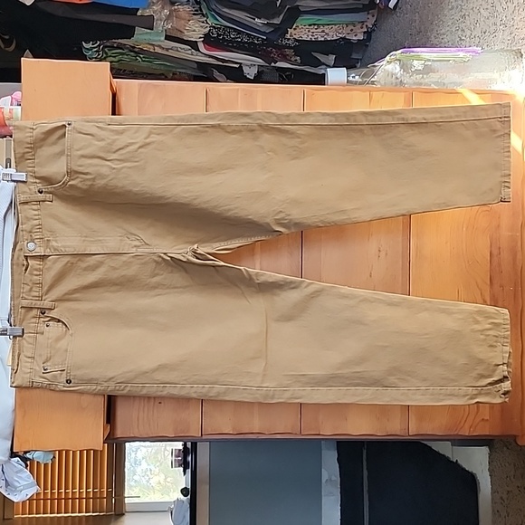 ♤HP♡ NWOT Levi's: 502™ Taper Jeans Levi’s, Otter (Brown) Stretch, 42x30 - Picture 1 of 8